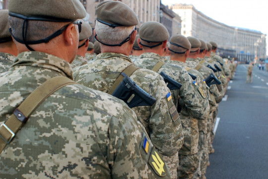 Вперше у параді на День Незалежності взяли участь резервісти територіальної оборони України